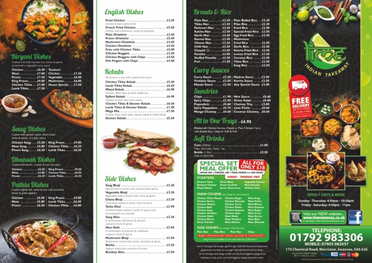 Lime Indian Takeaway Authentic Indian Cuisine Morriston SA6 6JG